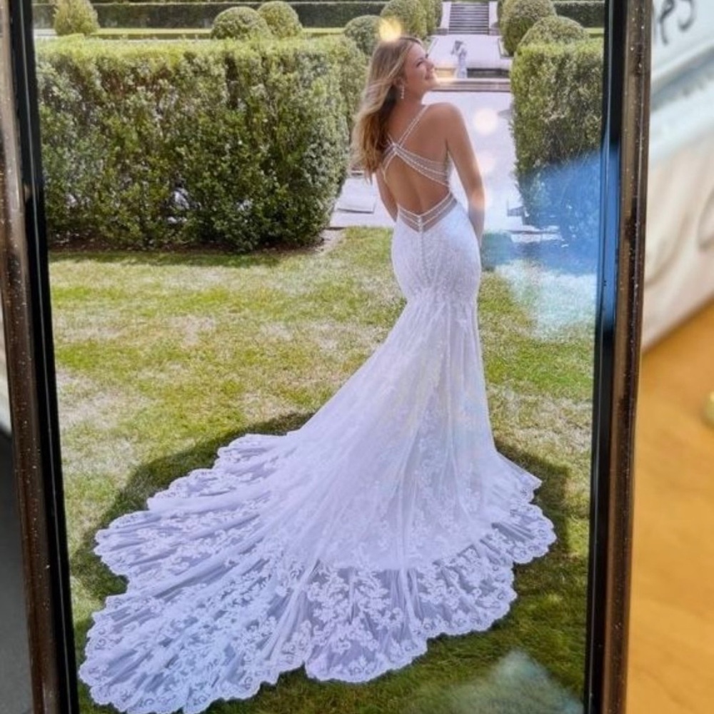 Mori Lee White Bridal Gown